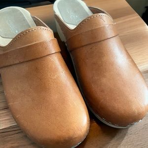 Sandgrens Swedish Low Tokyo Clog Natural Leather Tan 39/9; no box;